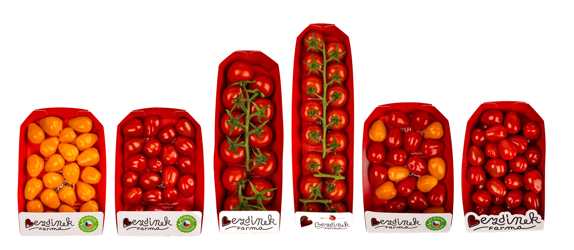 Balení rajčat Bez pesticidů – hranáček 220 g